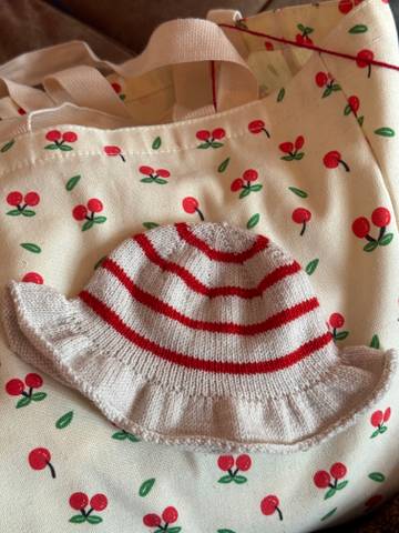 Strikkeoppskrift for Sommersolhatt
